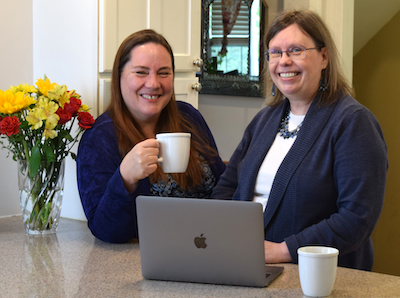 Karen Taylor and Jennifer Campion