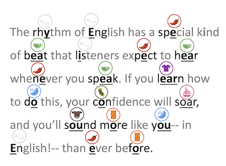 Rhythm of English slide1